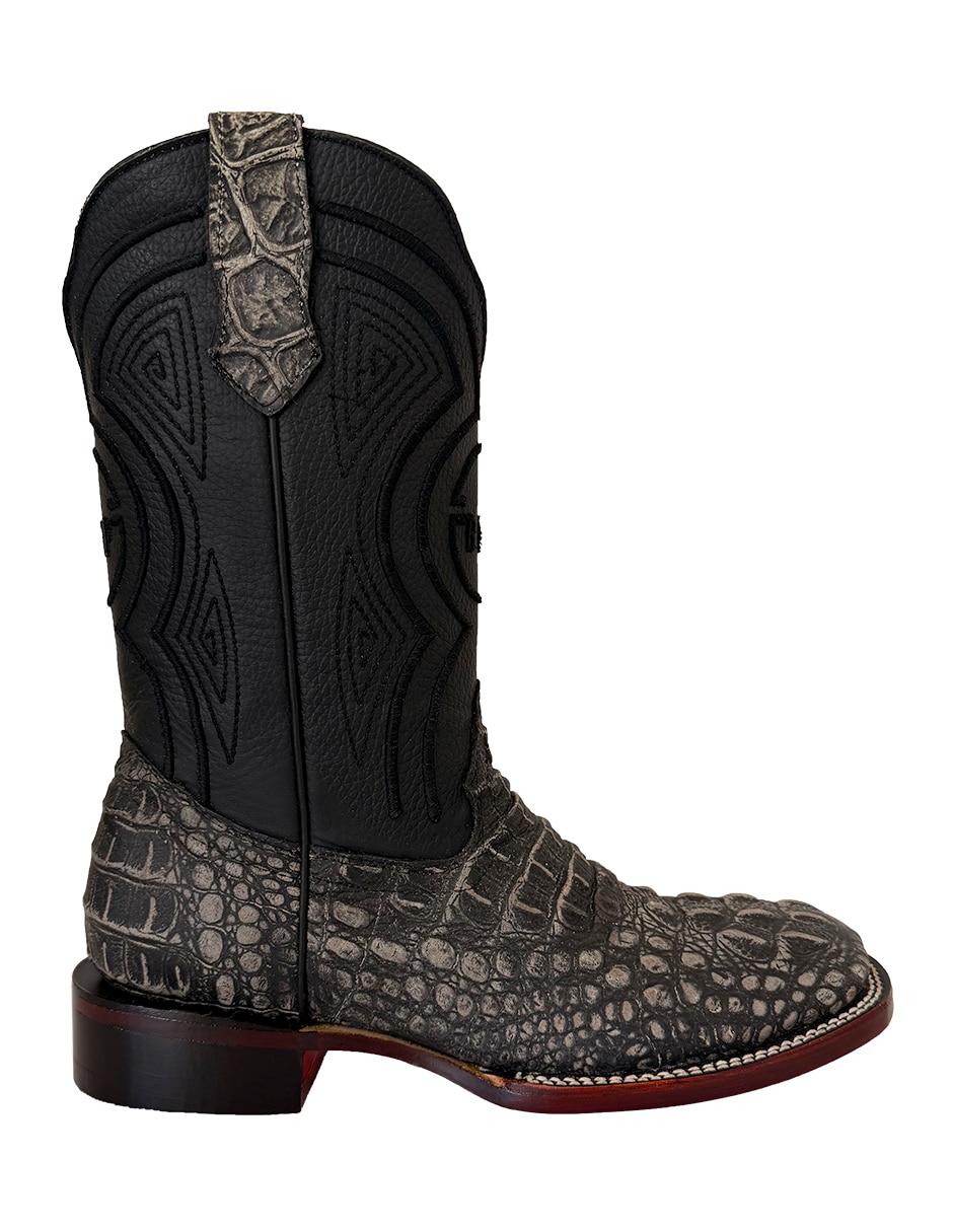 Bota vaquero de piel bovino para hombre